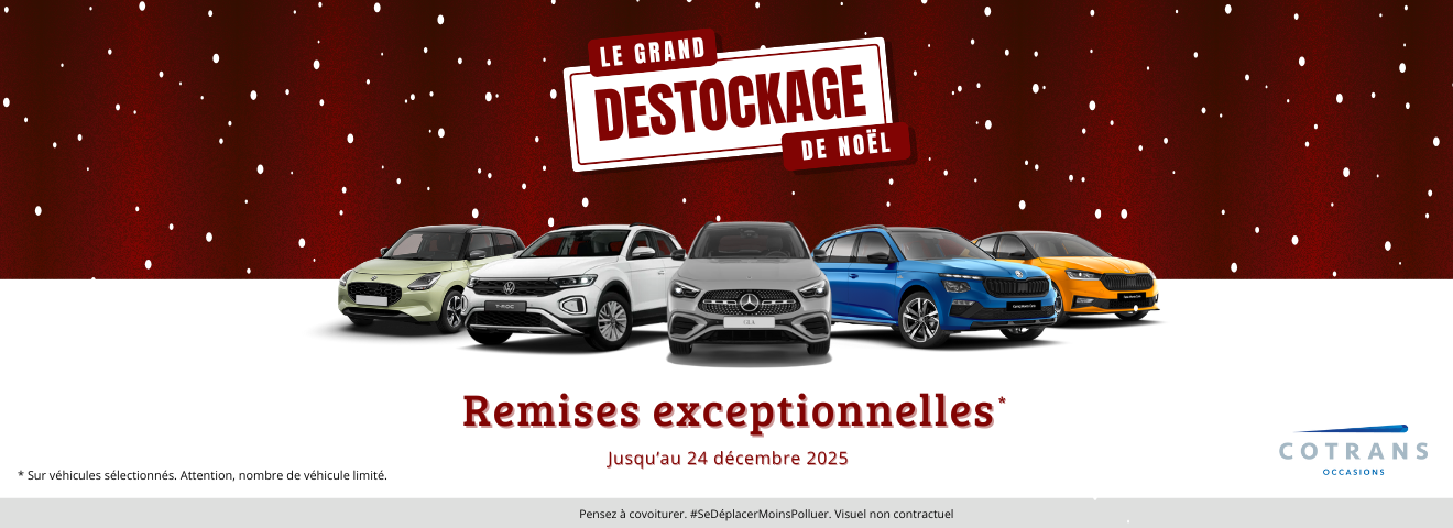  - Bannière promotionnelle Cotrans Occasions La Réunion